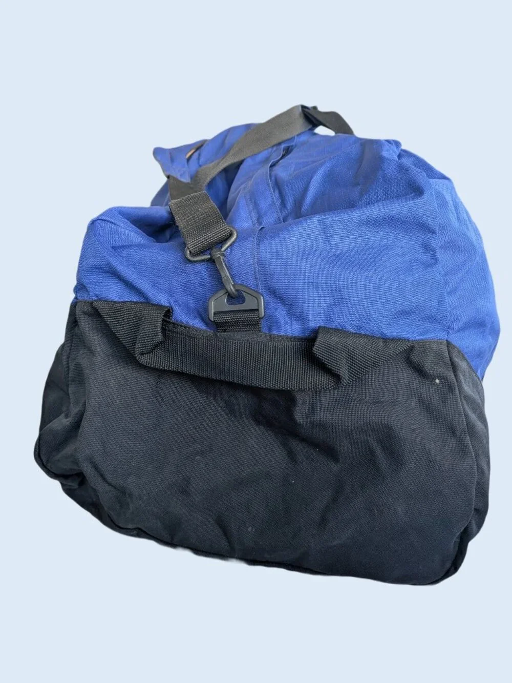 Cabela's Outdoor Gear Extra Large Blue/Black Nylon Duffel w Shoulder Strap